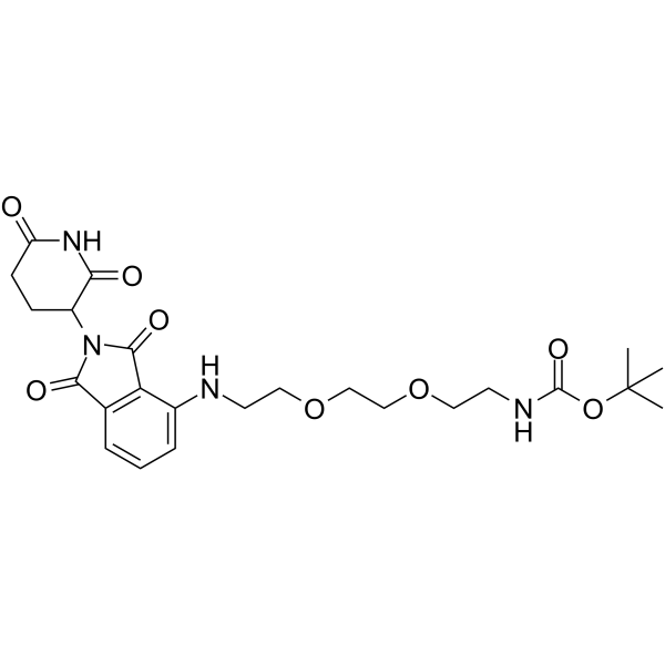 Thalidomide-NH-PEG2-C2-NH-Boc 2097509-40-3